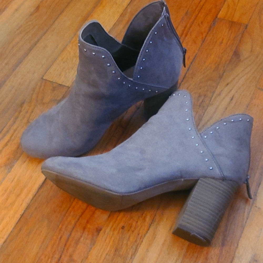 Torrid Suede bootie boots with heel
